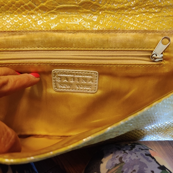 Sabina genuine leather clutch - Picture 5 of 7